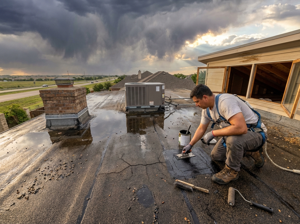 How Do You Repair a Flat Roof? A DFW Homeowner's Guide
